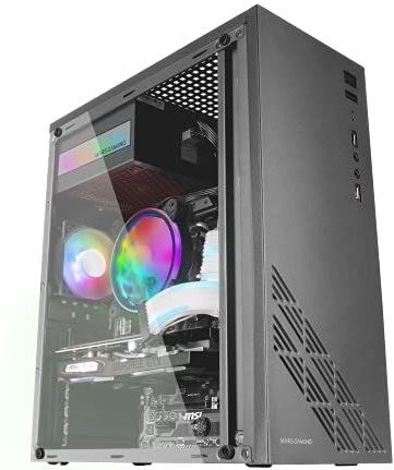 Mars Gaming - Mc100 - PC-behuizing - Wit - Ultrlicht Staal - Geavanceerde Koeling