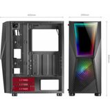 Mars Gaming - Mc777 - PC Behuizing - Zwart - ARGB Verlichting