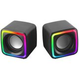 Mars Gaming - MSCUBE - RGB Gaming-luidsprekers - Zwart - 8W Vermogen
