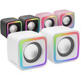 Mars Gaming - MSCUBE - Gaming Luidsprekers - Zwart - 8W Vermogen