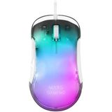 MARS GAMING MMGLOW Muis - Zwart - Optisch - 12800 DPI