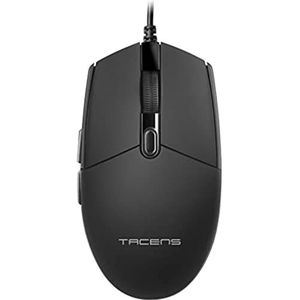 Tacens Anima AMG, professionele muis, ergonomisch, natuurlijk design, ultralicht, 3200 dpi, mechanische huano-schakelaar, zwart