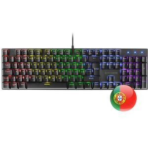 Mars Gaming MK422 toetsenbord Gamen USB Portugees Zwart