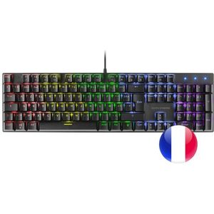 Mars Gaming MK422 toetsenbord Gamen USB AZERTY Frans Zwart