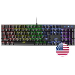 Mars Gaming MK422 toetsenbord Gamen USB QWERTY Amerikaans Engels Zwart