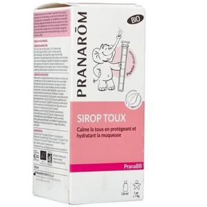 Pranabb Keelsiroop Bio Droge Hoest 100ml  -  Pranarom