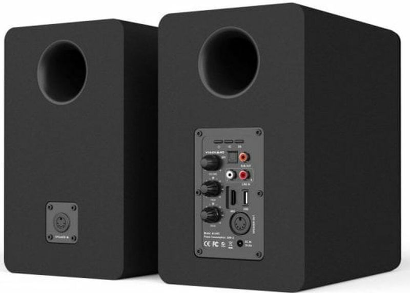 Vulkkano A5 ARC - Luidspreker - Zwart - 5,25 inch - Bluetooth 5.0 - HDMI ARC - Hifi-studio-monitoren