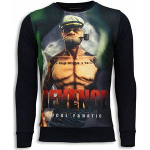 Popeye Revenge - Sweater - Navy