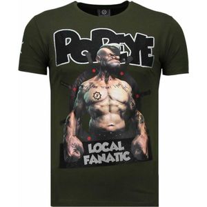 The Sailor Man - Rhinestone T-shirt - Groen