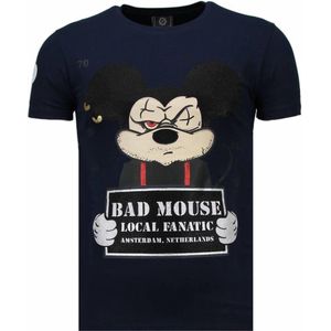 State Prison - Rhinestone T-shirt - Navy