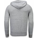 Casual Vest - Embroidery American Heritage - Grijs