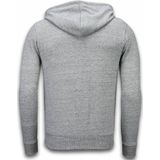 Casual Vest - Embroidery American Heritage - Grijs