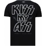 Punisher Mickey - Rhinestone T-shirt - Navy