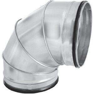 Bocht 90º met rubberdichting - segment - Ø 315mm