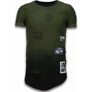 Exclusief Military Patches - T-Shirt - Groen