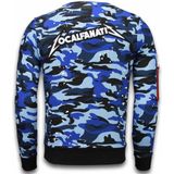 Exclusief Camo Embroidery - Sweater Patches - Blauw