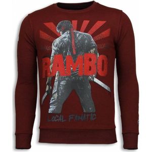 Rambo - Rhinestone Sweater - Bordeau