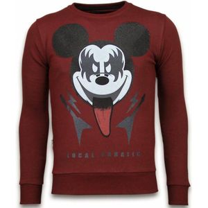 Rambo - Rhinestone Sweater - Bordeau