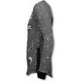 Longfit Embroidery - Sweater Patches - Rockstar - Zwart