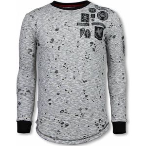 Longfit Embroidery - Sweater Patches - Guerrilla - Grijs