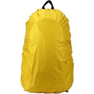 Universele backpack/rugzak regenhoes 25 tot 35 liter - Geel