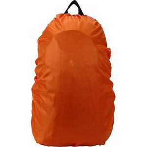 Regenhoes Rugzak - Waterdichte Backpack Hoes - 35L | Bescherm uw tas tegen regen! (Oranje)