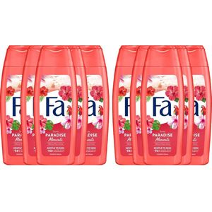 Fa Douchecreme Paradise Moments - Hibiscus flower scent - Voordeelpak 10 x 250ml