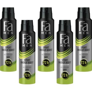 Fa men Deospray Sport Power Boost 5 x 150 ml