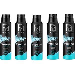 Fa Men Deospray Extreme Cool 150 ml - Multipak 5 stuks