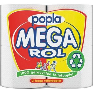 Popla Megarol wc papier - 24 rollen (6x4)