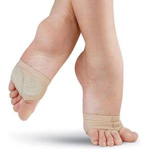 Dancer Dancewear - Voetjes voor dans en modern - Dansvoetjes in huidkleur - Paws voorvoetbescherming - Maat XL (schoenmaat 43/44/45)