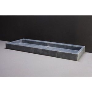 Forzalaqua Wastafel Palermo 100 x 51 cm Cloudy Marmer