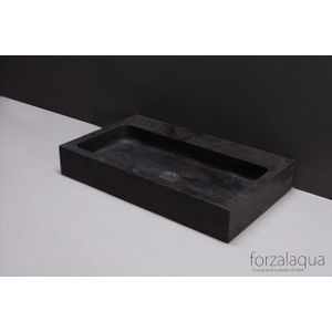 Forzalaqua Wastafel Taranto 50 x 30 cm Hardsteen