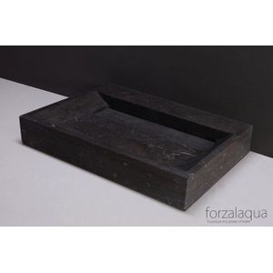 Forzalaqua Wastafel Bellezza 80 x 51 cm Hardsteen