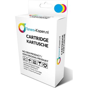 huismerk inkt cartridge voor Hp 901Xl kleur met niveau-indicator wit Label