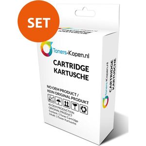 Brother LC121 LC123 - Inktcartridges Set 10x - 4x Zwart 20ml, 2x Cyaan, Magenta, Geel 10ml - huismerk met DCP-J132W, DCP-J150, DCP-J152W, DCP-J172W, DCP-J4110DW, DCP-J552DW, MFC-J245, MFC-J4310DW, MFC-J4410DW, MFC-J4510DW, MFC-J4610DW, MFC-J470DW, MF