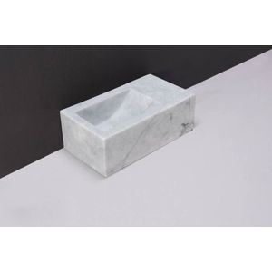 Forzalaqua Fontein Venetia XS 29 x 16 cm Carrara Marmer