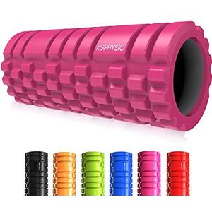 KG Physio Foam Roller - Massageroller voor benen, rug en armen - Ultra lichtgewicht kernspierroller die essentieel is om diepe spanning los te laten - 34.2 x 12.7 cm lange schuimroller