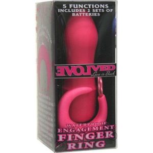 Evolved Vingerring vibrator verlovingsring, roze, 1 stuk