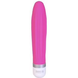 Evolved Fleur-De-Lis Silicone Vibrator Delight, roze, 1 stuk