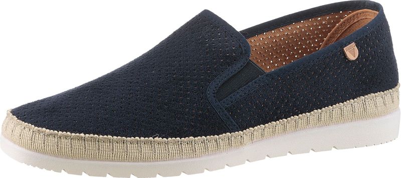 Verbenas - Boris - Espadrille - Blauw - Suede - Leer
