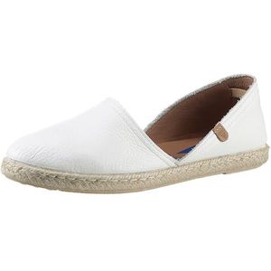 Verbenas - Carmen - Espadrille - Wit - Leer