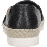 Verbenas - Noa - Espadrille - Zwart - Leren Bovenwerk - Suède Voering