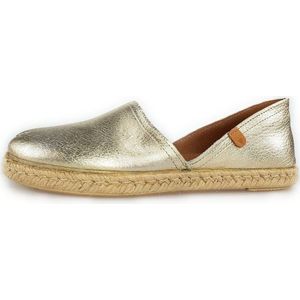 Verbenas - Carmen - Espadrilles - Goud - Leer - Suède Binnenwerk
