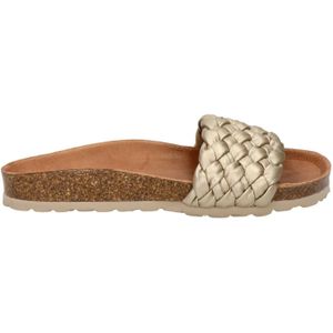 Verbenas - Rico - Slipper - Goud - Imitatieleer - Voorgevormd Voetbed