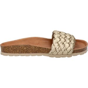 Verbenas - Rico - Slipper - Goud - Imitatieleer - Voorgevormd Voetbed