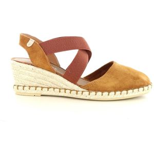 Verbenas - Mila - Espadrille - Cognac - Suède