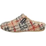 VERBENAS - YORK GALES - Pantoffels - Beige Geruit - Warme Voering