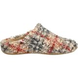 VERBENAS - YORK GALES - Pantoffels - Beige Geruit - Warme Voering