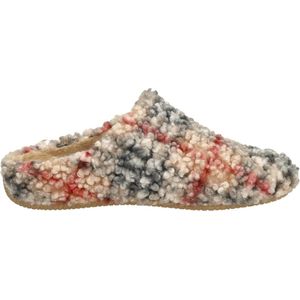 VERBENAS - YORK GALES - Pantoffels - Beige Geruit - Warme Voering